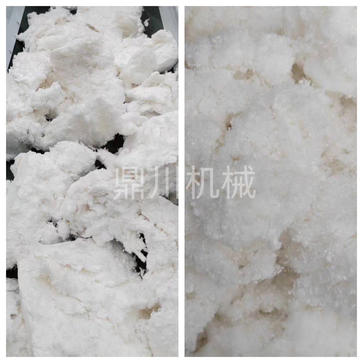 海綿粉碎效果對(duì)比圖