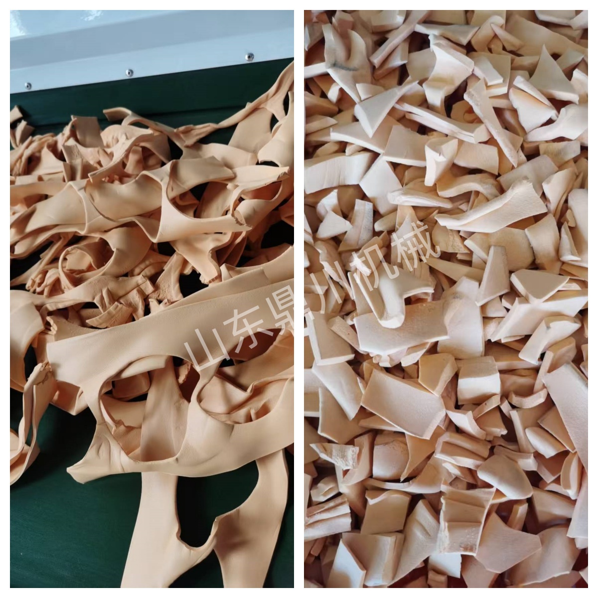 海綿切粒效果對(duì)比